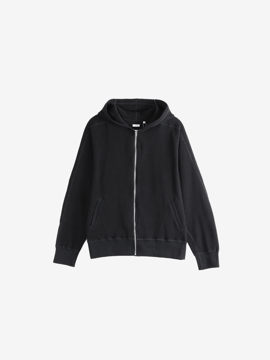 Black hoodie, front view