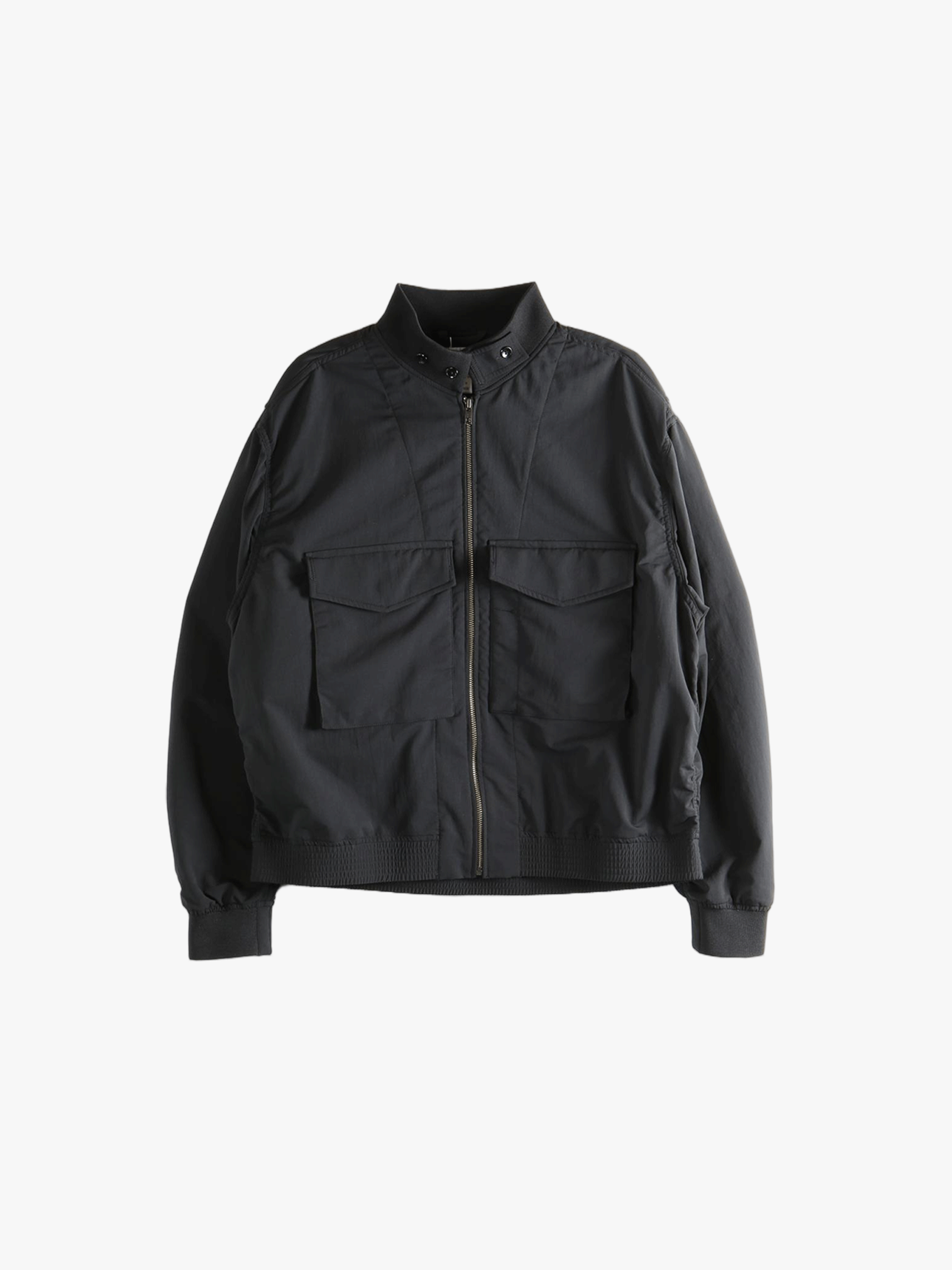 Black jacket, front view