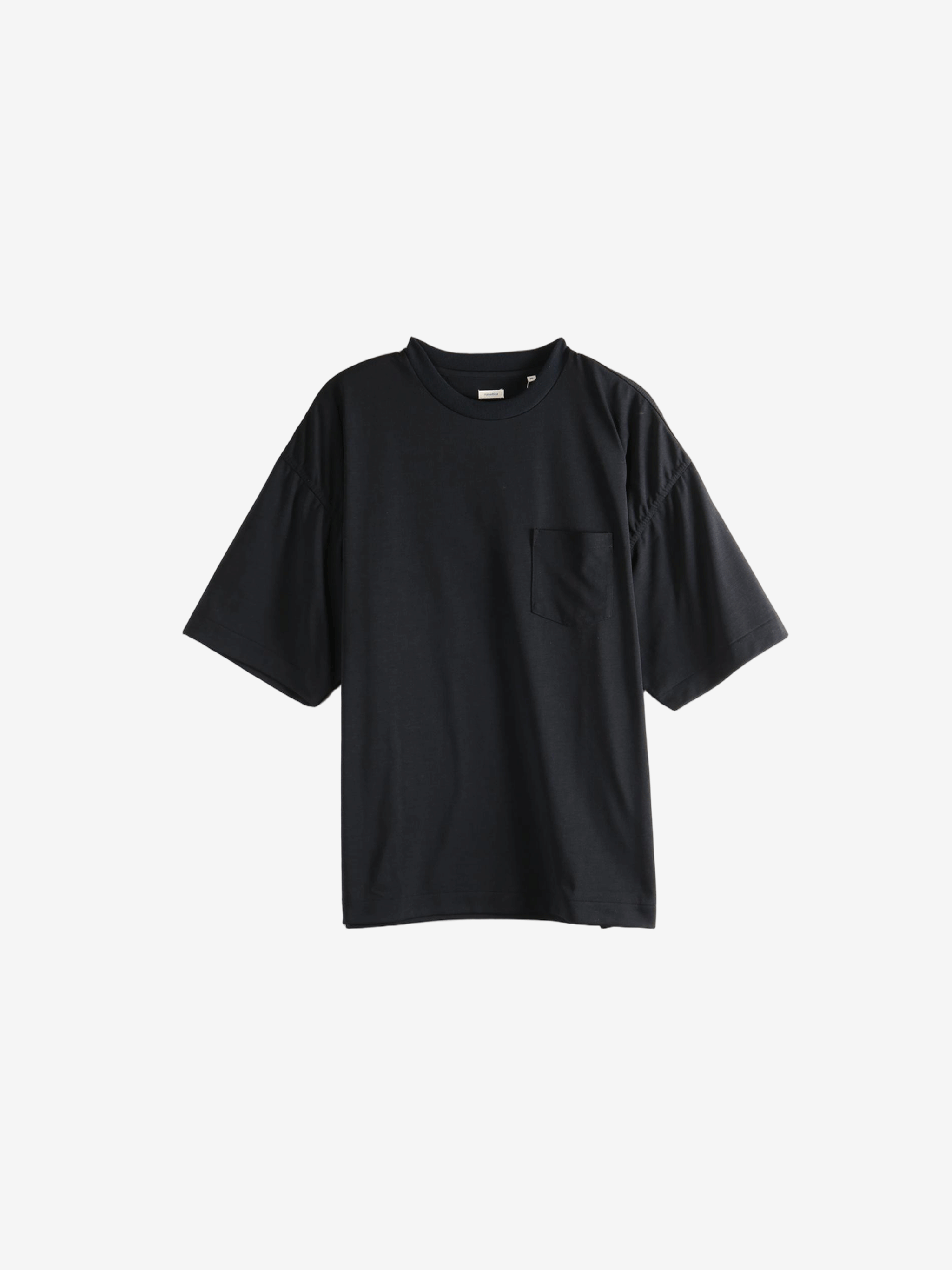 Black tee, full view