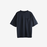 Navy tee, full view
