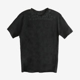 Black shirt, front view