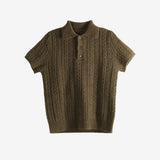 Brown knitwear,front view