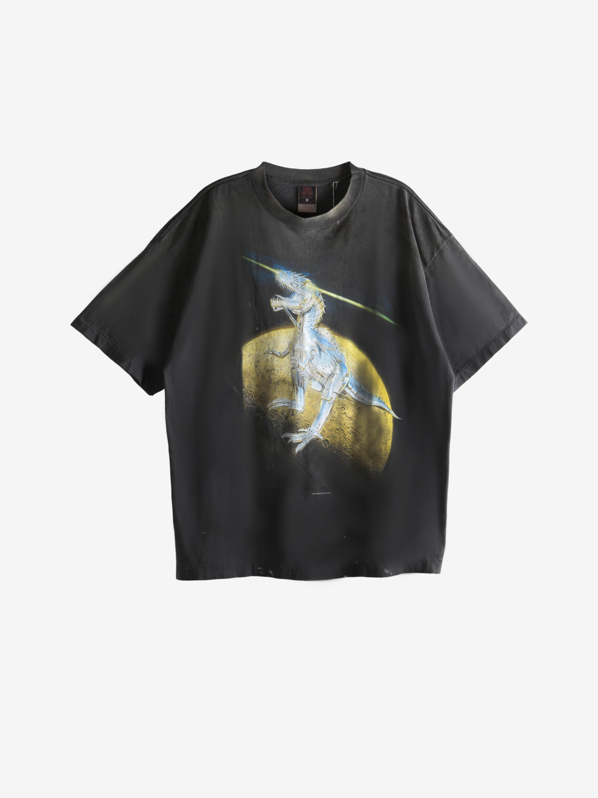 Black t-shirt, front view