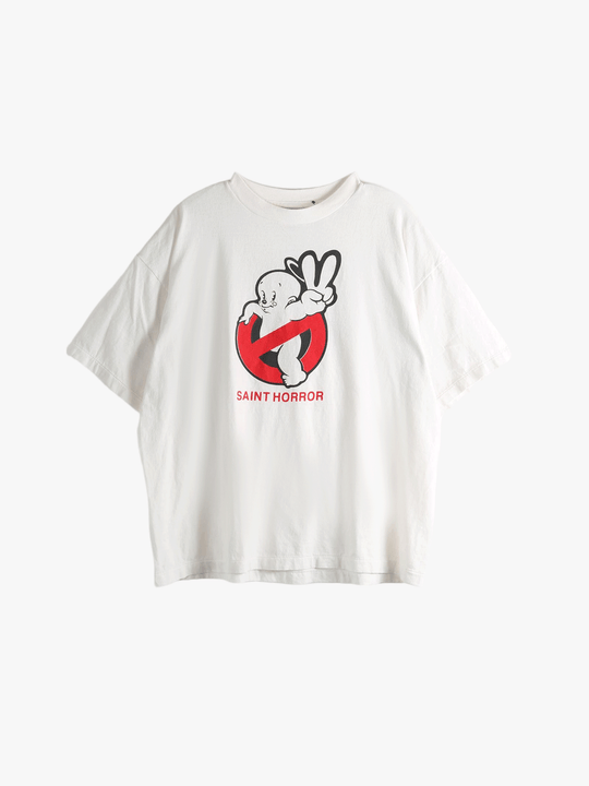 White t-shirt, front view