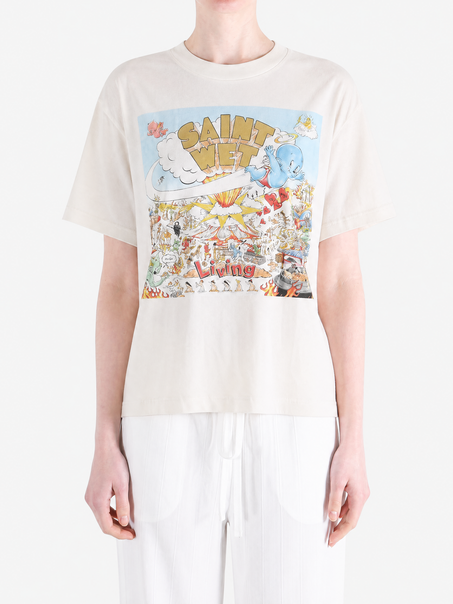 SAINT MXXXXXX - Men Saint Wet Short Sleeve T-Shirt – Atelier New York SAINT MXXXXXX - Men Saint Wet Short Sleeve T-Shirt – Atelier New York