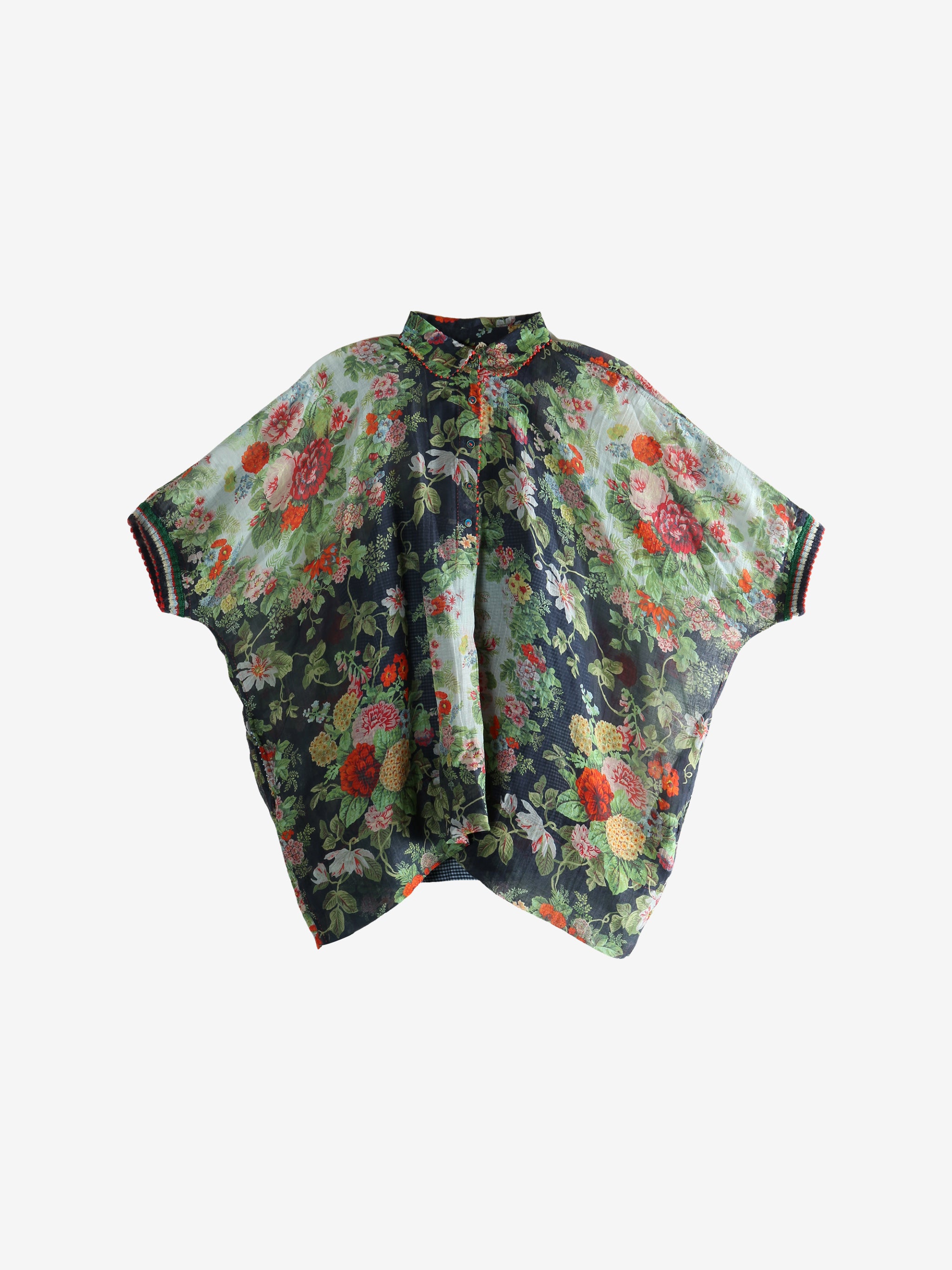 Green top, front view