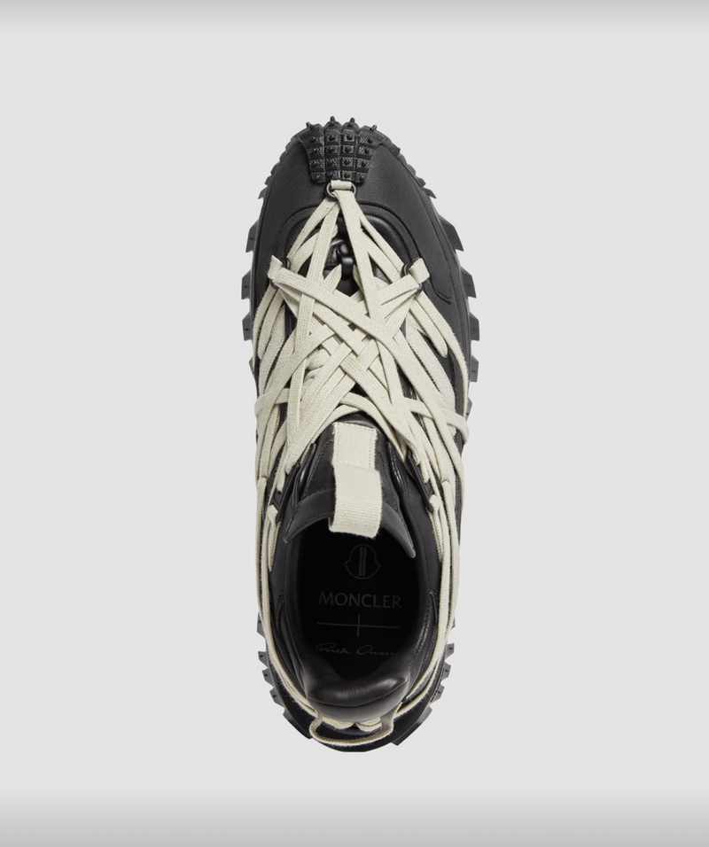 RICK OWENS X MONCLER - Unisex Trailgrip Megalace Sneakers