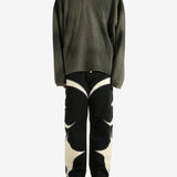 Green hoodie, full body view