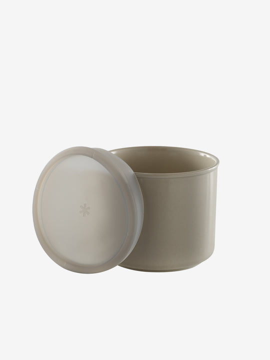 White bowl, front view