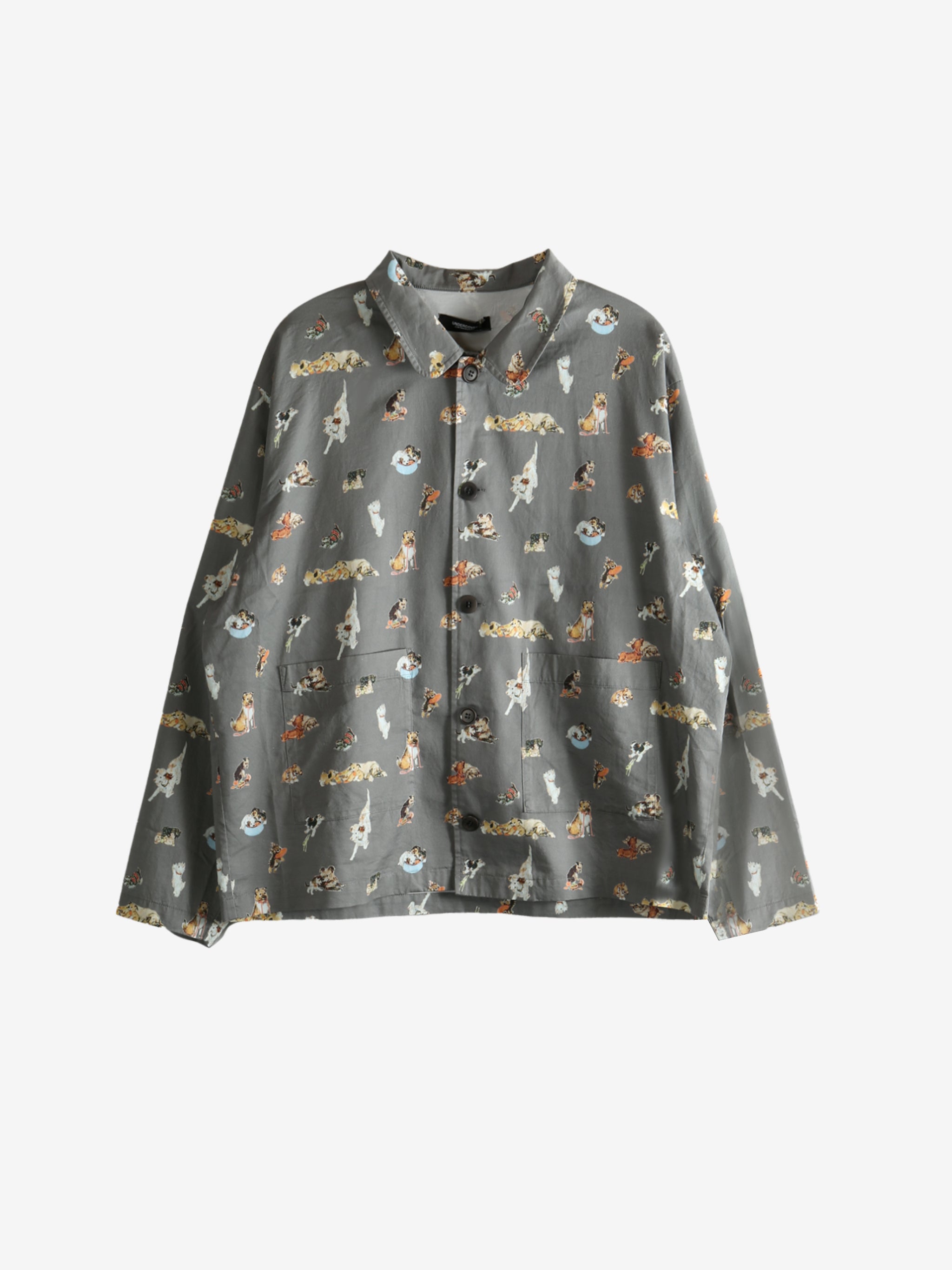 Grey pajama, front view