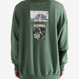 Green top worn by a person, showing the top's fit