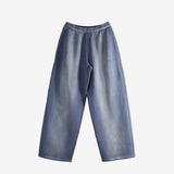 Navy pants, front view