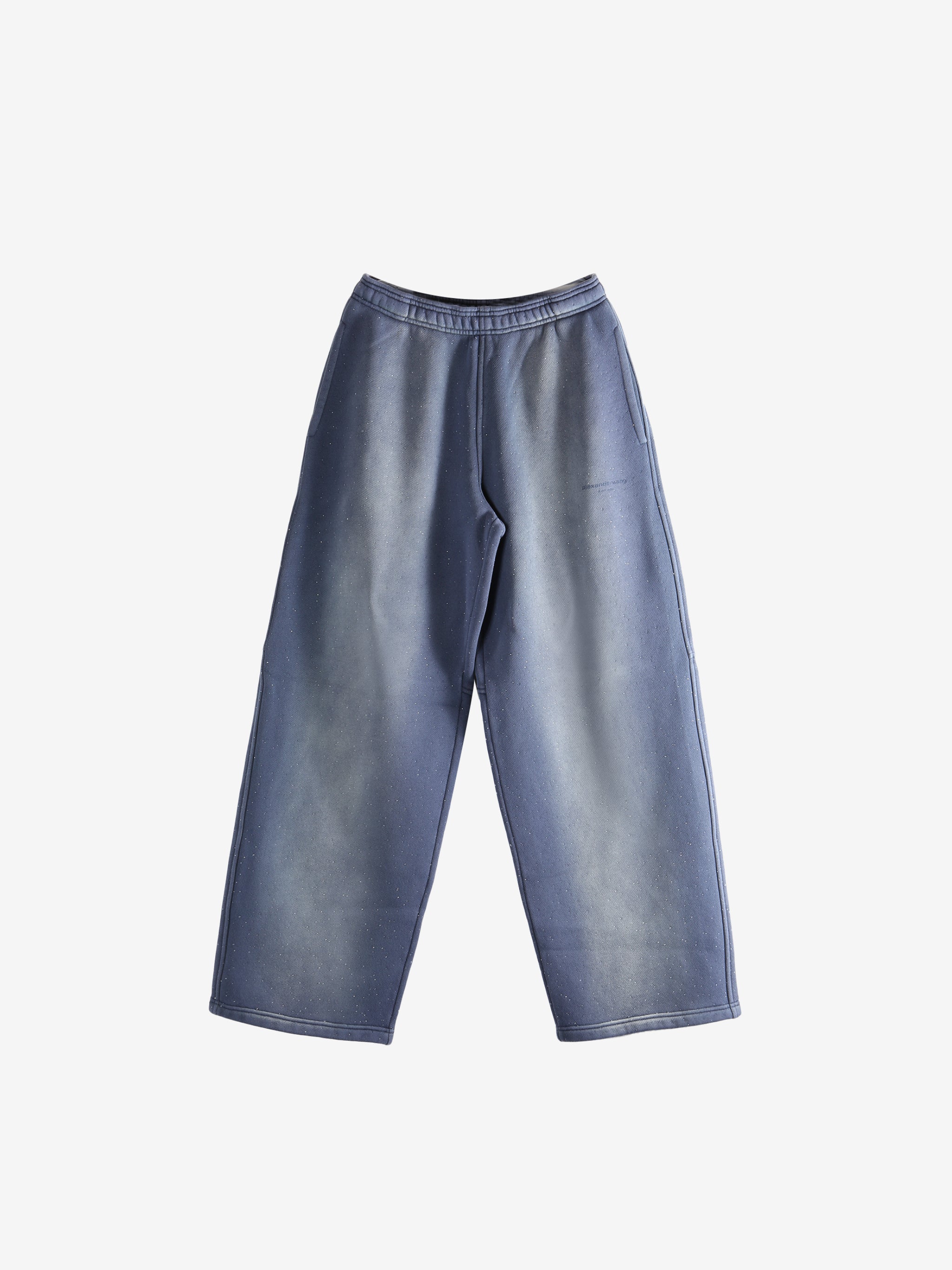 Navy pants, front view