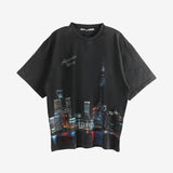 Black shirt, front view