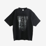 Black shirt, front view