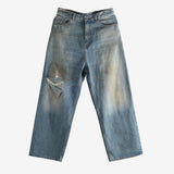 Blue pants, front view