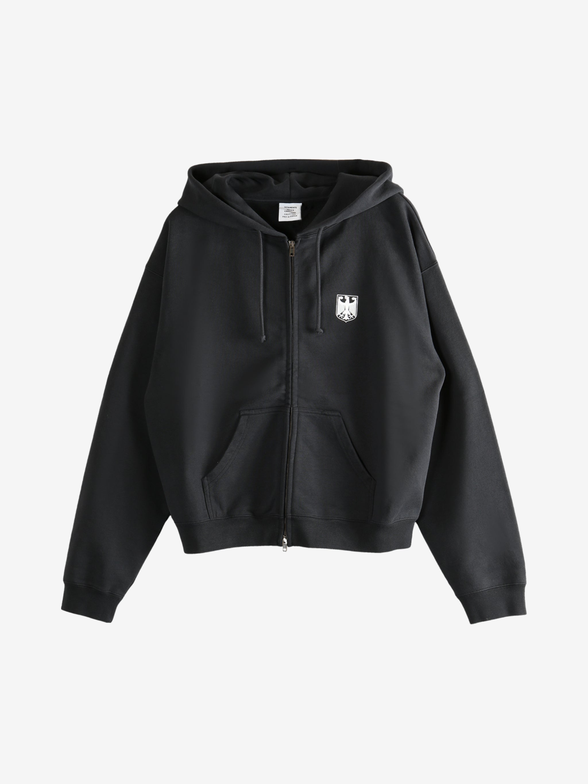 Black hoodie,front view