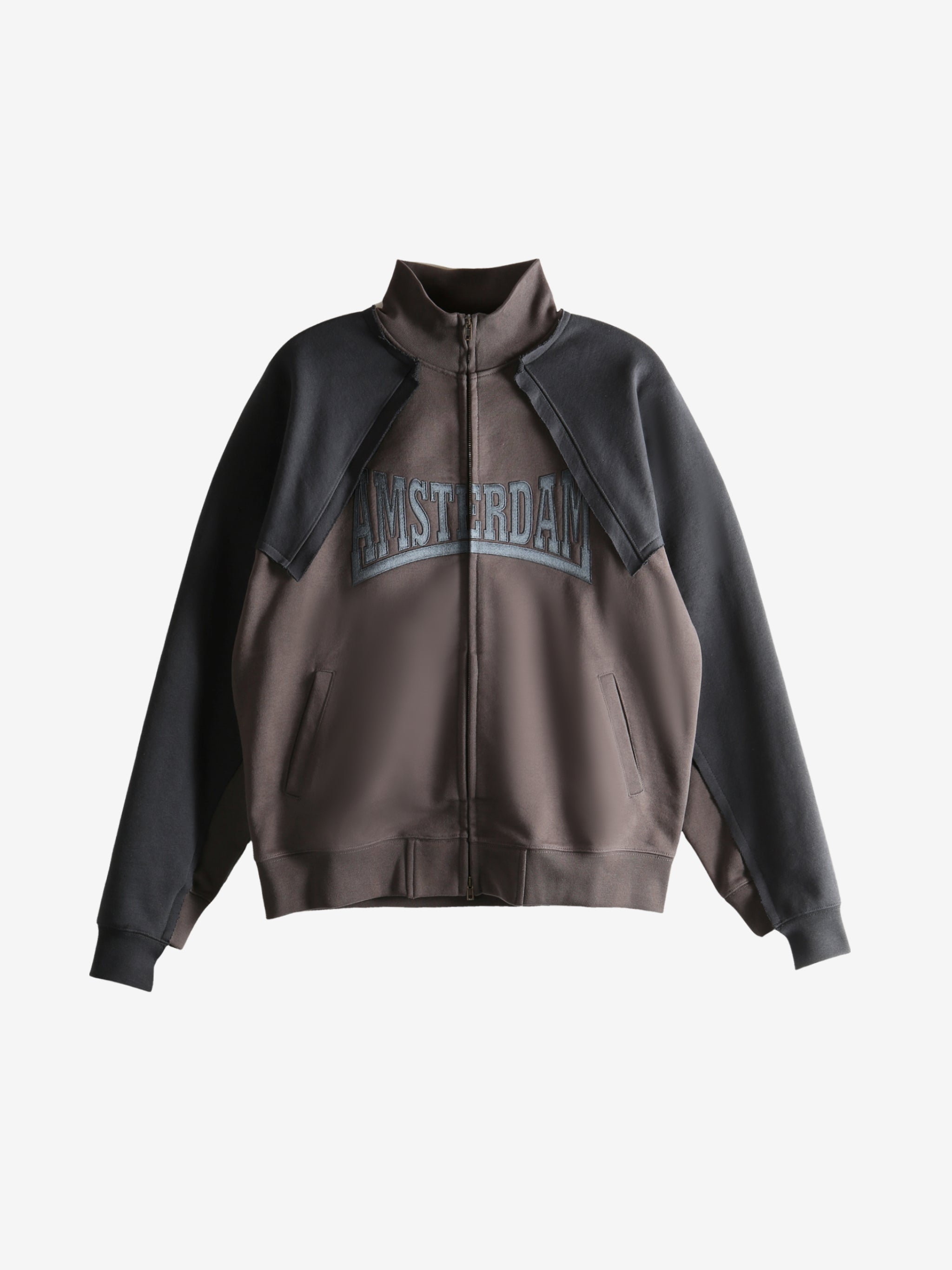 Brown jacket, front view