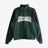 Green sweatshirt, front view