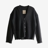 Black knitwear, front view