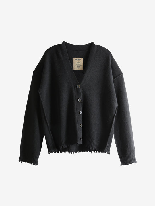 Black knitwear, front view