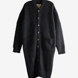 Black coat, front view