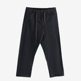 Navy pants, front view