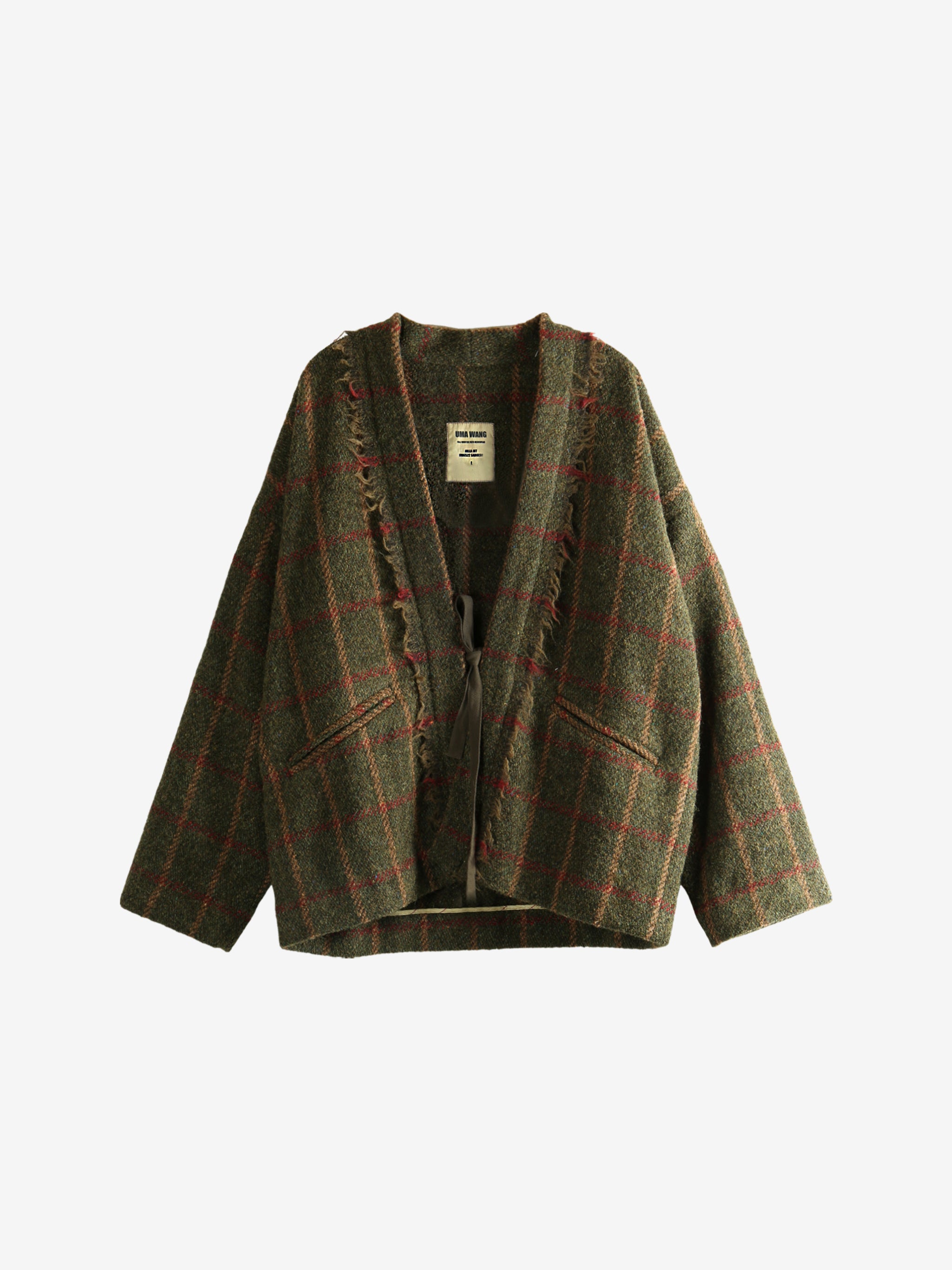 Green jacket, front view