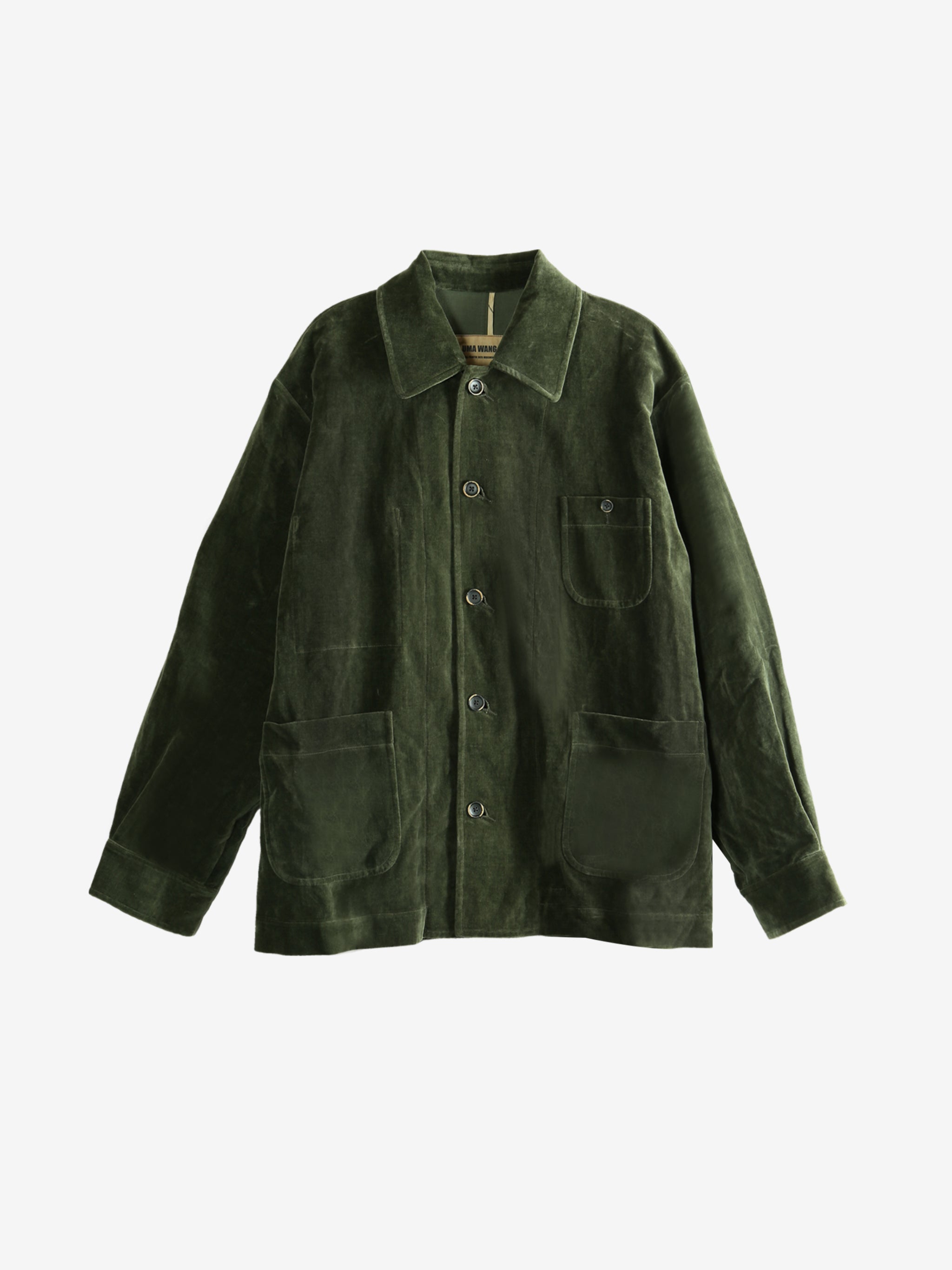 Green jacket, front view