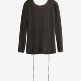 Brown top, front view