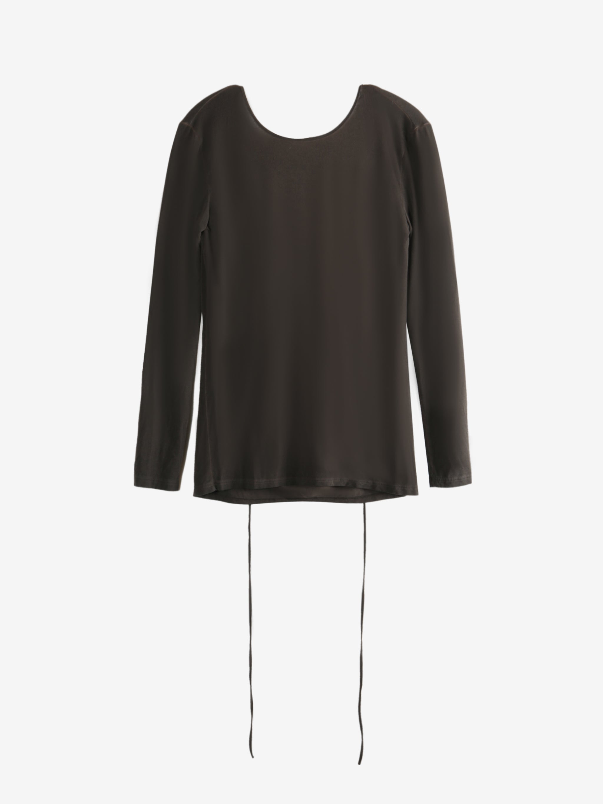 Brown top, front view