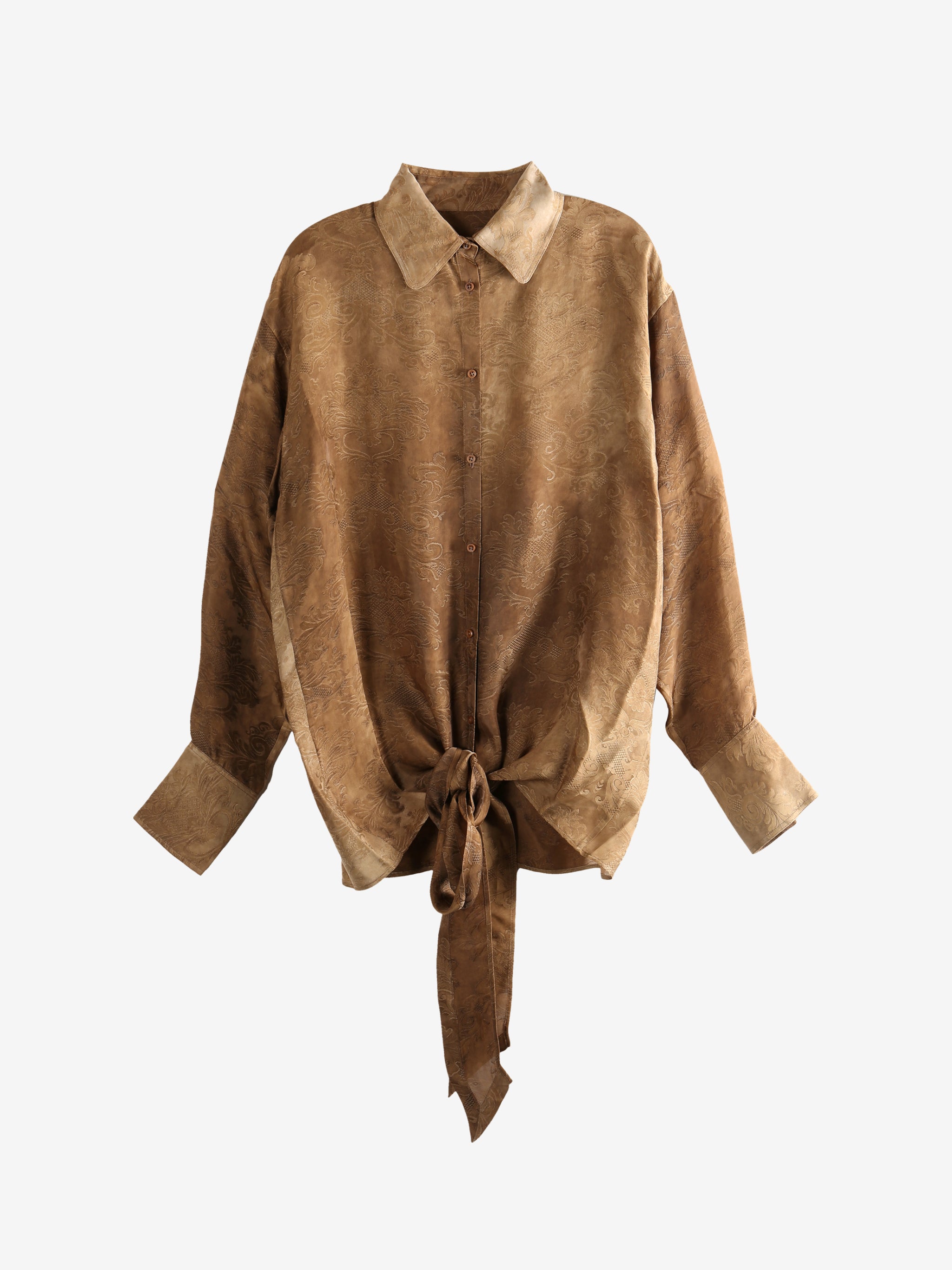 Brown top, front view