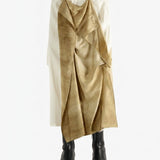 Yellow skirt, full body view