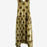 Tan dress, front view