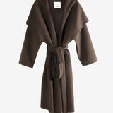 Brown coat,front view