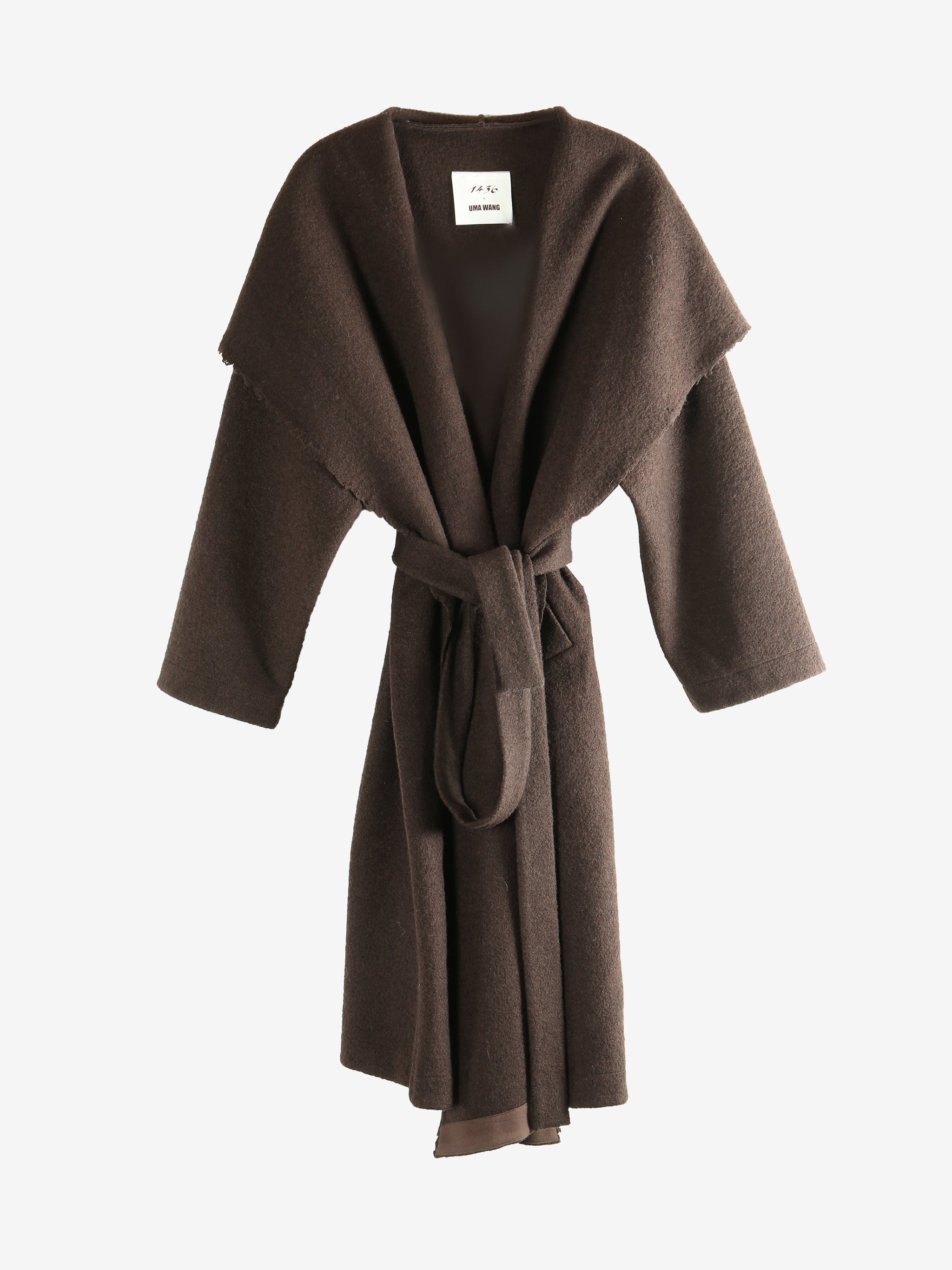 Brown coat,front view