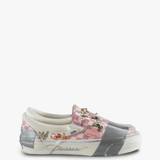 Pink shoes, side view