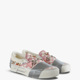 Pink shoes, side view