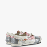 Pink shoes, side view