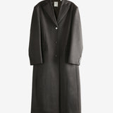 Brown coat, front view