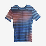 Blue t-shirt, front view