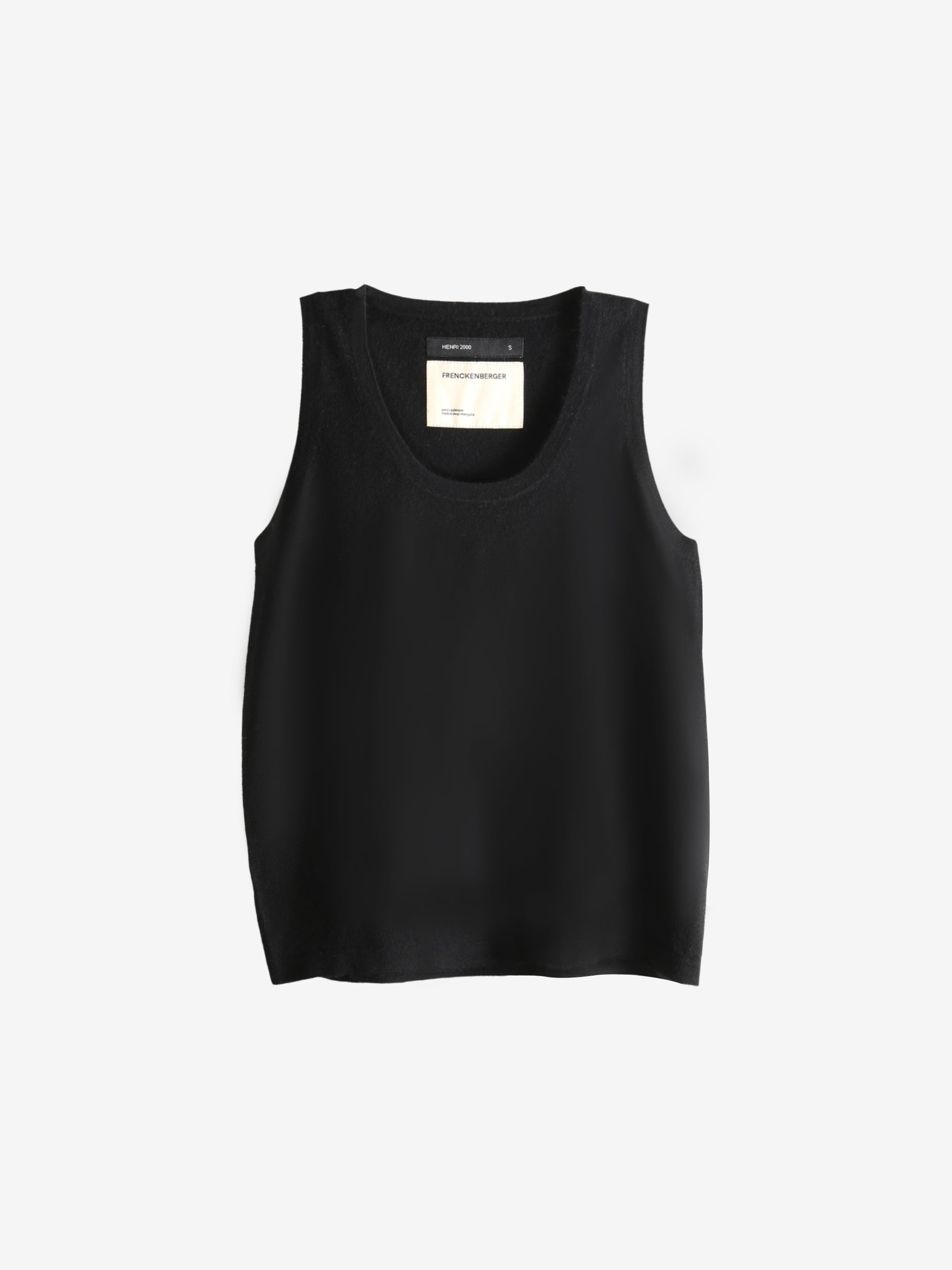 Black top, front view