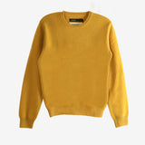 Yellow sweater, front view
