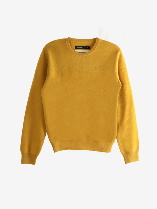 Yellow sweater, front view