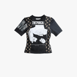MARINE SERRE - Women Upc Jersey SS Baby Fit T-Shirt