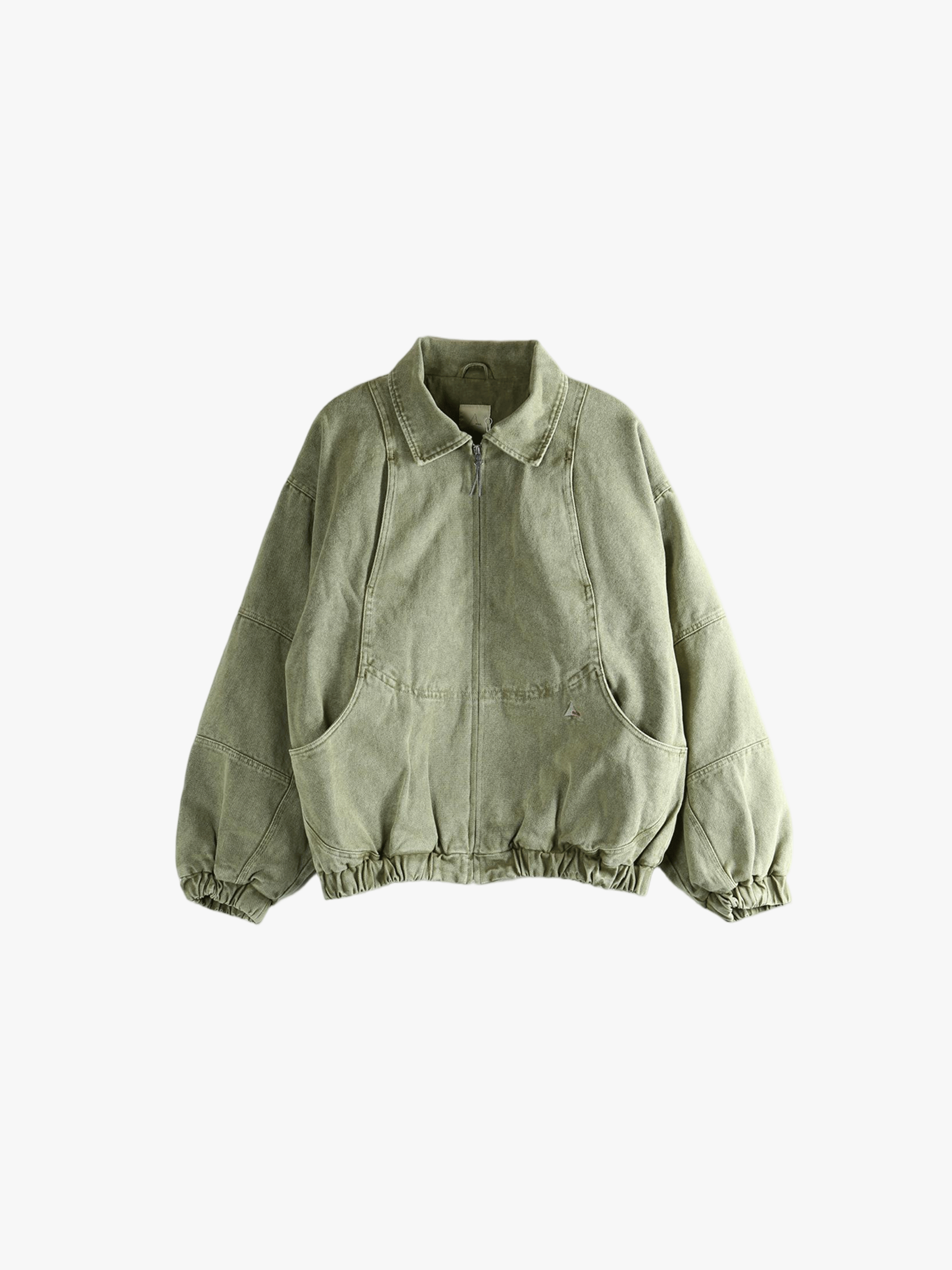 Green jacket, front view