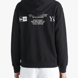 Black hoodies worn by a person, showing the hoodies fit