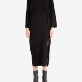 Brown coat,full body view