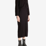 Brown coat,full body view