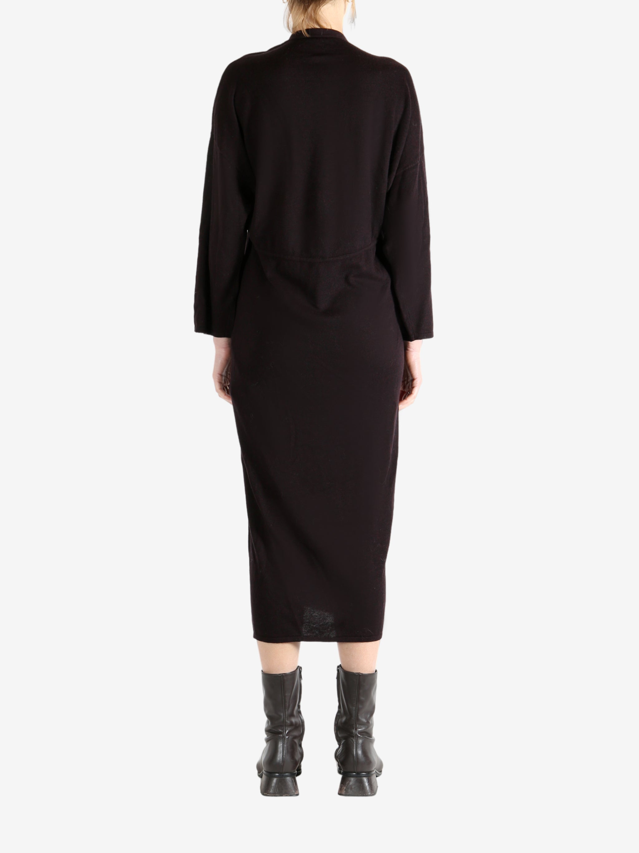 Brown coat,full body view